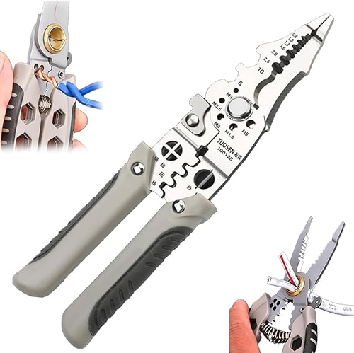 PINCE MULTIFONCTIONNELLE  10 fonctions utiles. Un seul outil.