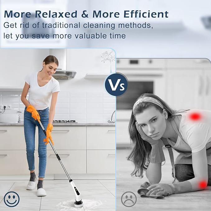 BROSSE ÉLECTRIQUE MULTIFONCTION 9 en 1