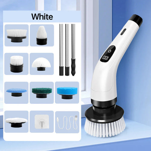 BROSSE ÉLECTRIQUE MULTIFONCTION 9 en 1